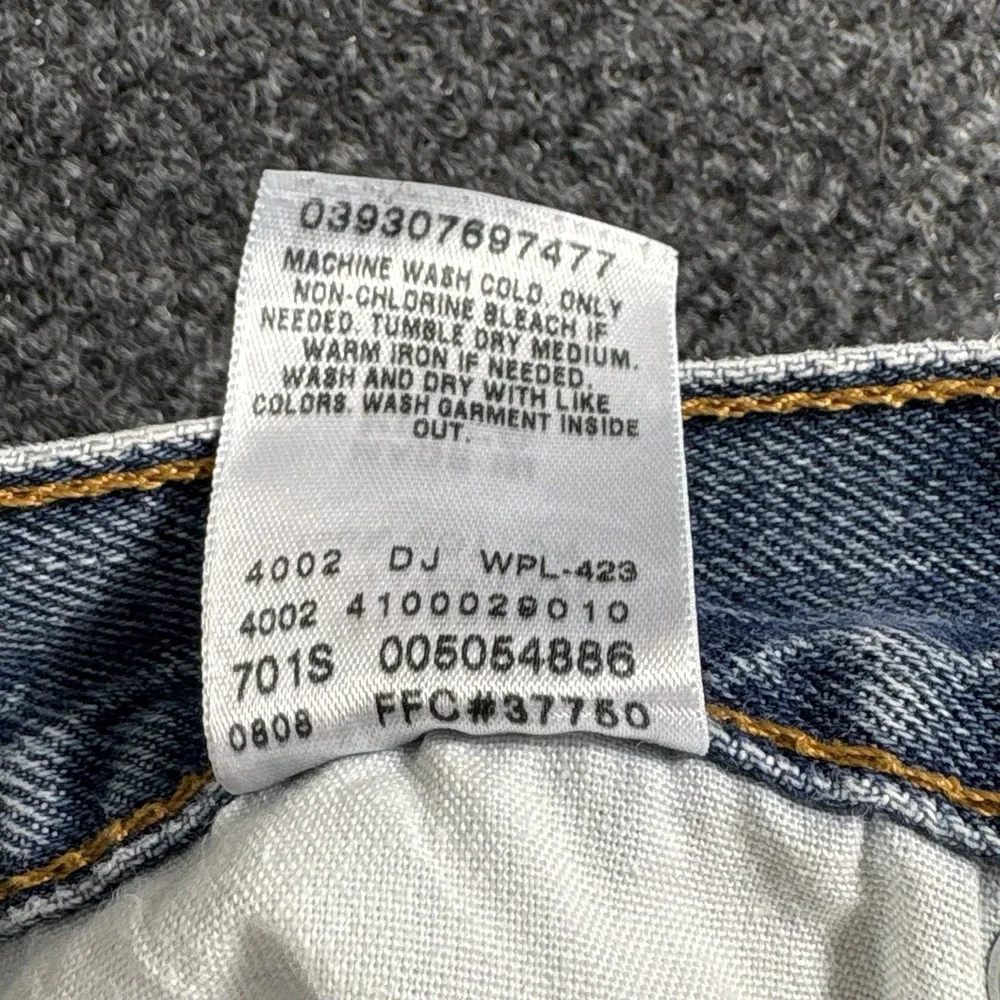 Y2k Levi's‎ 505 Jeans Men's Fits 35x29* Blue Denim Wash Straight Leg Fit
